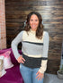 MOCK COLORBLOCK SWEATER